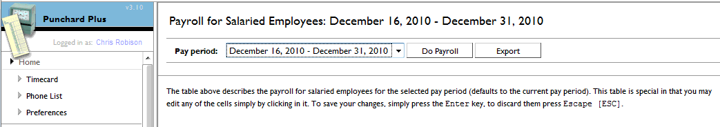 Payroll